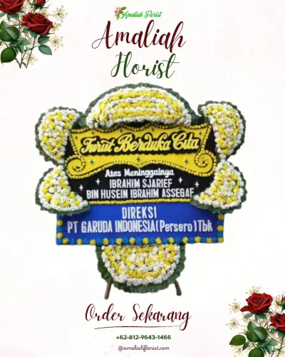 Papan Bunga Duka di Bentar